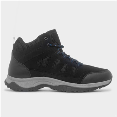 Men's Black Lace Up Ankle Boots