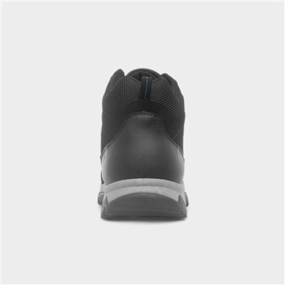 Men's Black Lace Up Ankle Boots
