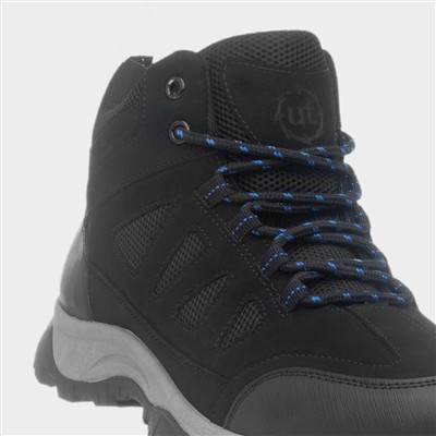 Men's Black Lace Up Ankle Boots