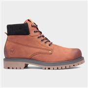 Wrangler Arch Mens Tan Leather Ankle Boot (Click For Details)