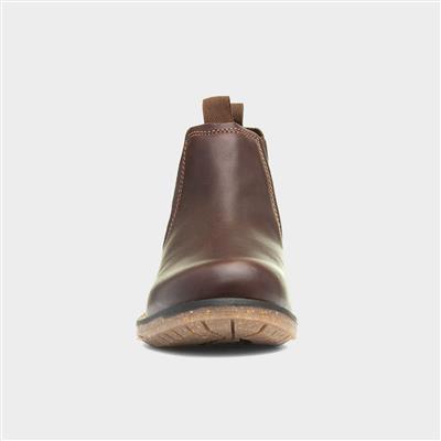 Hill Mens Brown Leather Chelsea Boot