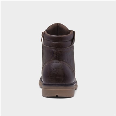 Mens Brown Lace Up Boot