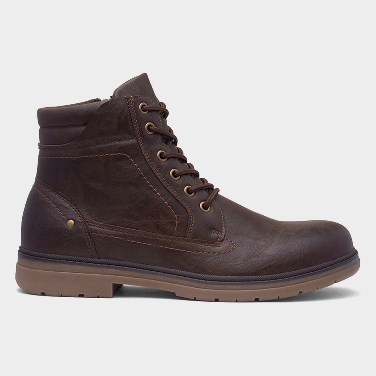 Mens Brown Lace Up Boot