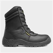 EarthWorks Nail Mens Black Lace Up Safety Boot (Click For Details)