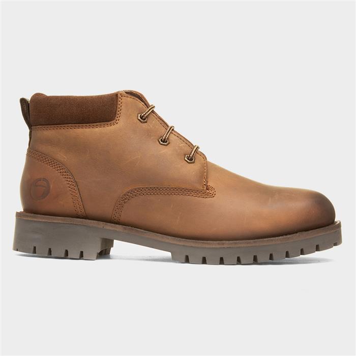 Cotswold Men's Brown Banbury Leather Ankle Boot Size 9