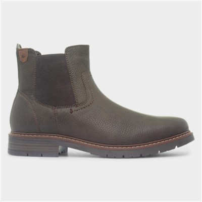 Arthur Mens Brown Pull On Chelsea Boot