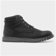 Rock Valley Noah Mens Black Lace Up Ankle Boot (Click For Details)