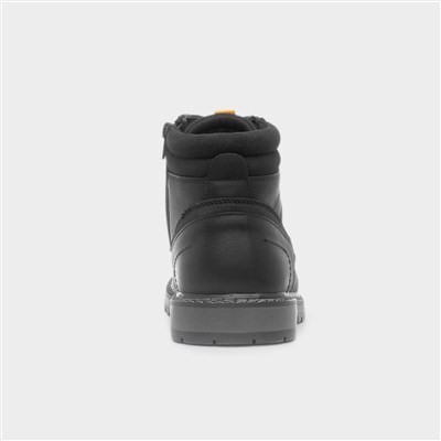 Noah Mens Black Lace Up Ankle Boot