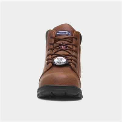 Relaxed Fit Mens Brown Boot