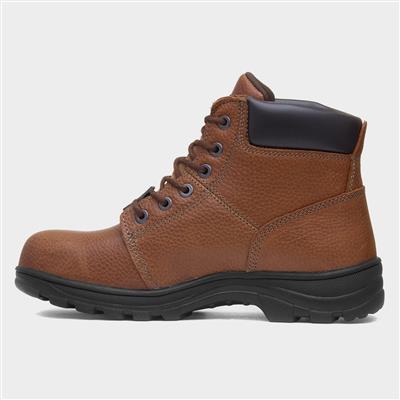 Relaxed Fit Mens Brown Boot