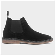 Hush Puppies Shaun Mens Black Suede Chelsea Boot (Click For Details)