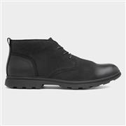 Hush Puppies Tyson Mens Black Leather Boot (Click For Details)