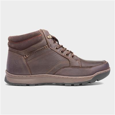 Grover Mens Brown Lace Up Boot
