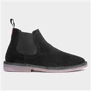 Hush Puppies Shaun Mens Black Suede Chelsea Boots (Click For Details)