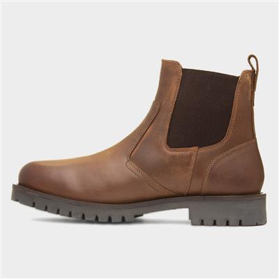 Bodicote Mens Leather Brown Chelsea Boot