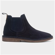 Hush Puppies Shaun Mens Navy Suede Chelsea Boot (Click For Details)