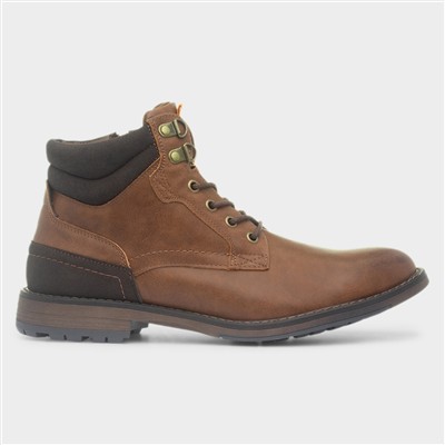 Joel Mens Brown Lace Up Ankle Boot