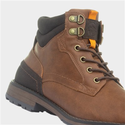 Joel Mens Brown Lace Up Ankle Boot