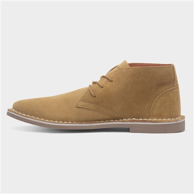 Chiswick Mens Sand Suede Desert Boot