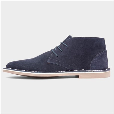 Chiswick Mens Navy Suede Desert Boot
