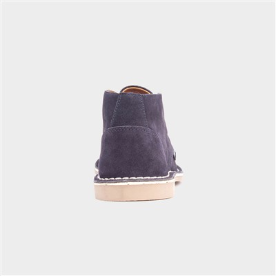 Chiswick Mens Navy Suede Desert Boot