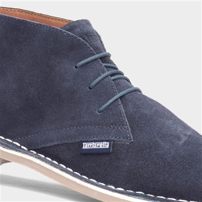 Chiswick Mens Navy Suede Desert Boot