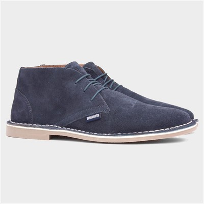 Chiswick Mens Navy Suede Desert Boot