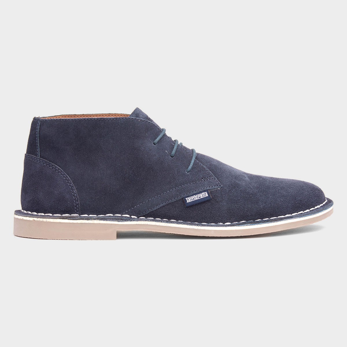 Chiswick Mens Navy Suede Desert Boot