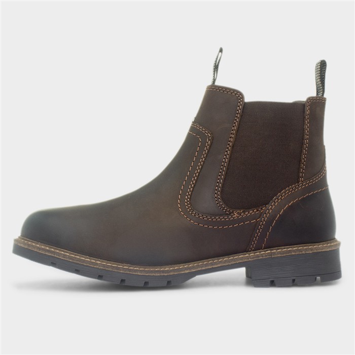 Chipping Mens Brown Leather Ankle Boot