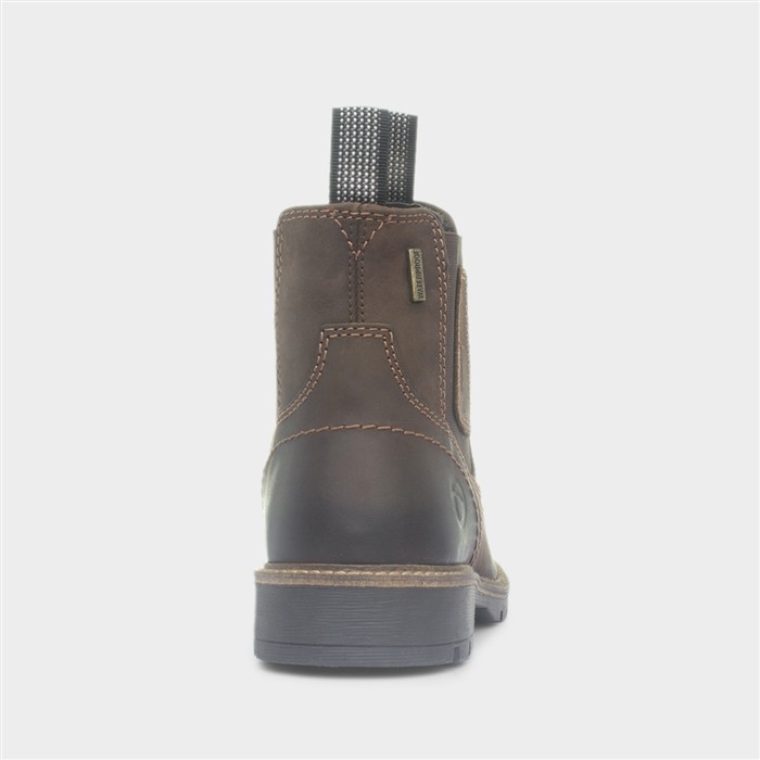 Chipping Mens Brown Leather Ankle Boot