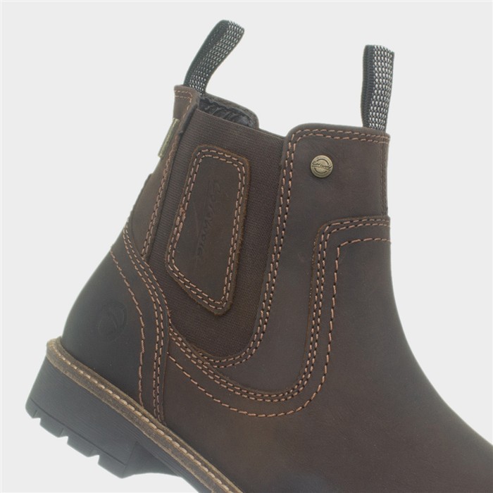 Chipping Mens Brown Leather Ankle Boot
