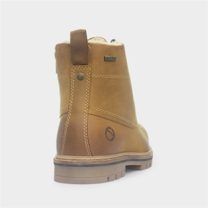 Clanfield Mens Tan Leather Ankle Boot