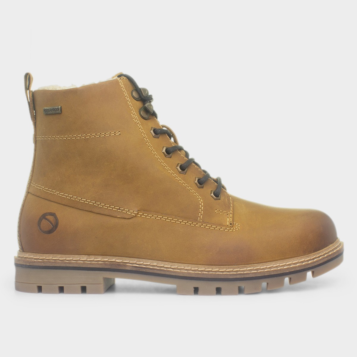 Clanfield Mens Tan Leather Ankle Boot