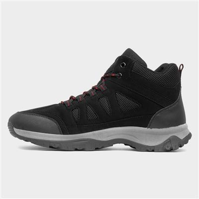 Mens Black Hiker Boot