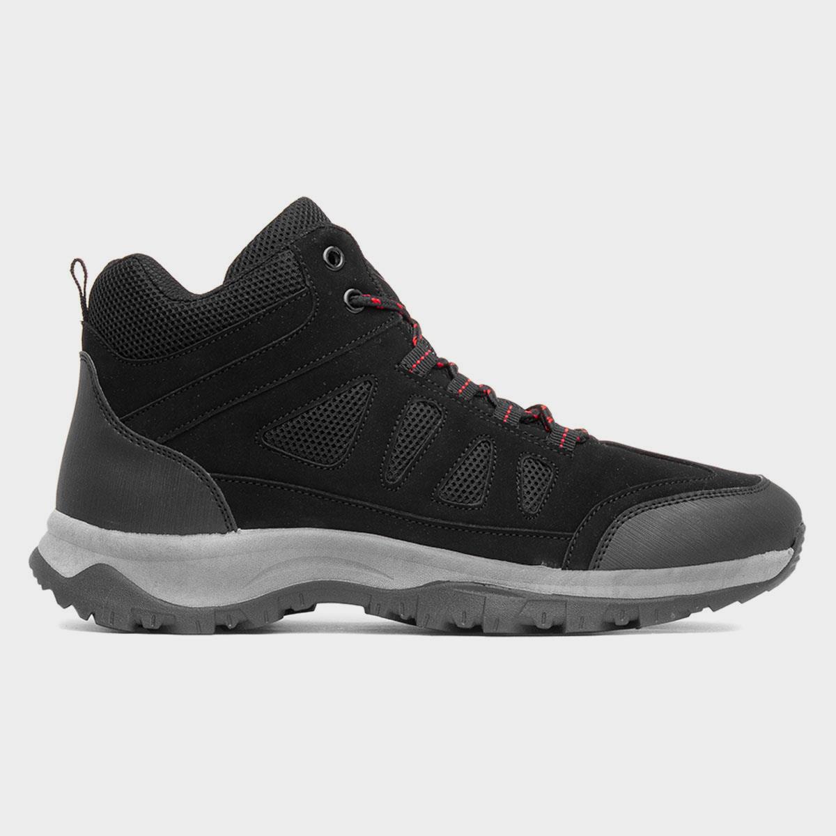 Mens Black Hiker Boot