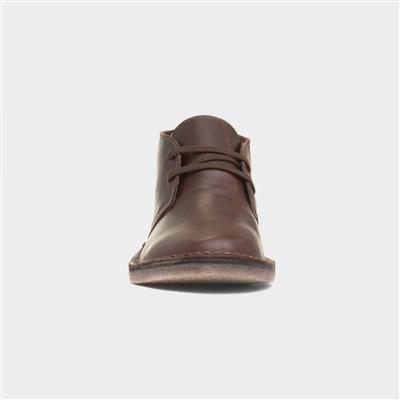 Samuel Mens Brown Leather Boot