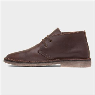 Samuel Mens Brown Leather Boot