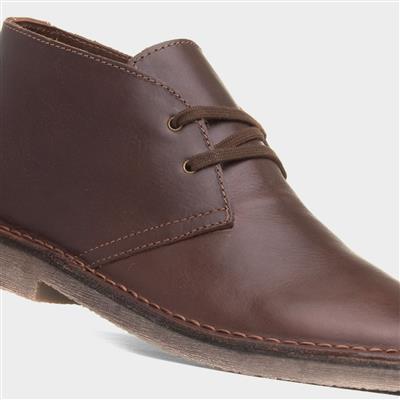 Samuel Mens Brown Leather Boot