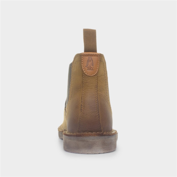 Shaun Mens Brown Leather Boots