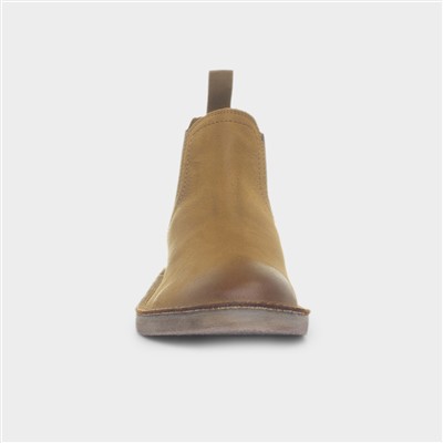 Shaun Mens Brown Leather Boots