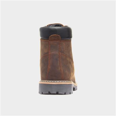 Pitchcombe Mens Brown Leather Ankle Boot