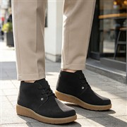 Lambretta Pinto Mens Black Lace Up Boot (Click For Details)
