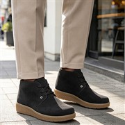 Lambretta Pinto Mens Black Lace Up Boot (Click For Details)