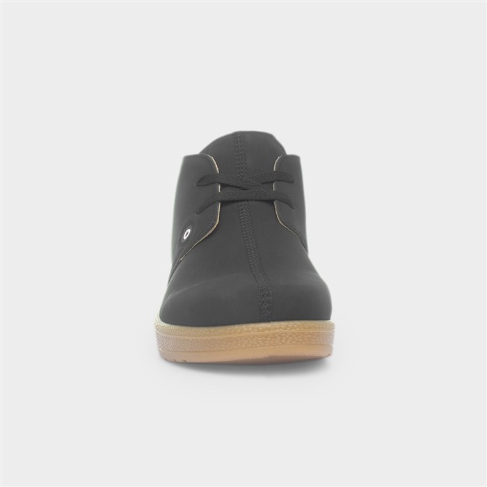 Pinto Mens Black Lace Up Boot