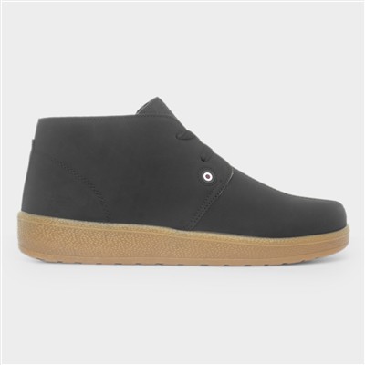 Pinto Mens Black Lace Up Boot