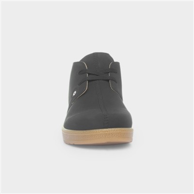 Pinto Mens Black Lace Up Boot
