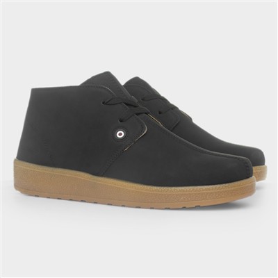 Pinto Mens Black Lace Up Boot