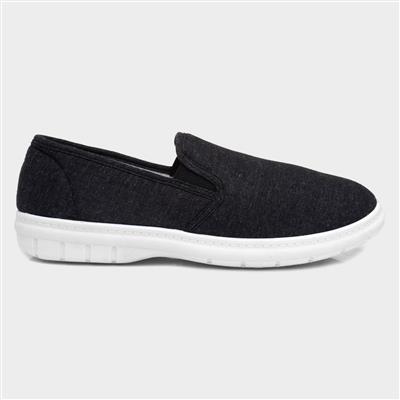 Mens Grey Twin Gusset Canvas