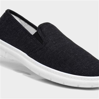Mens Grey Twin Gusset Canvas