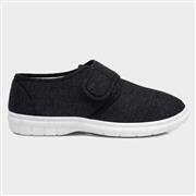 Hobos Mens Charcoal Touch Fasten Canvas (Click For Details)